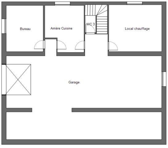 29520 Châteauneuf du Faou maison avec vie de plain pied 4 chambres grand salon
