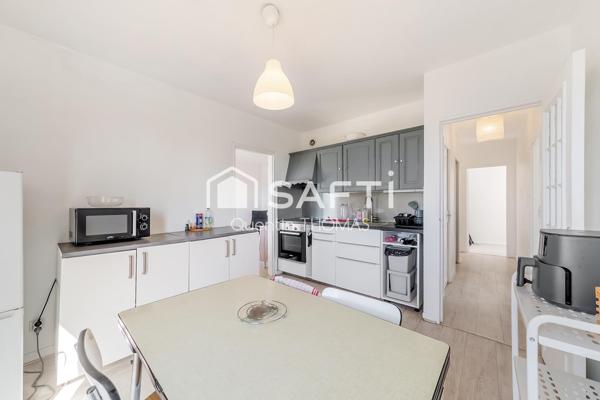 Spacieux T4 lumineux avec parking et cave !