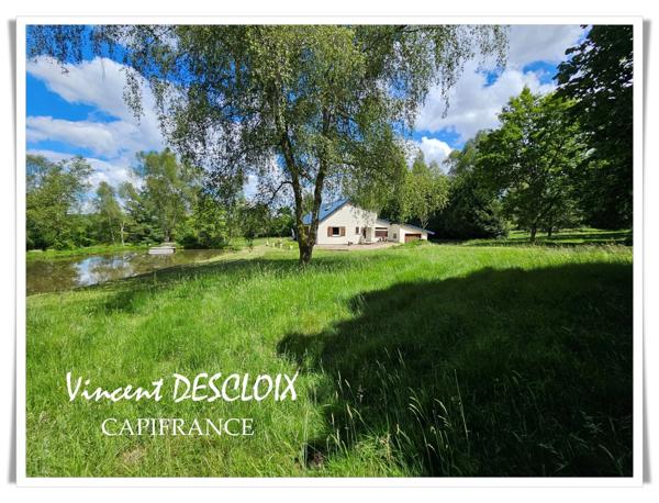 Dpt Nièvre (58), à vendre MONTSAUCHE LES SETTONS maison P5 propriété avec étang