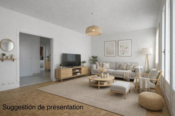 Appartement T3 lumineux et spacieux de presque 90 m2 - Centre-Ville Quimper