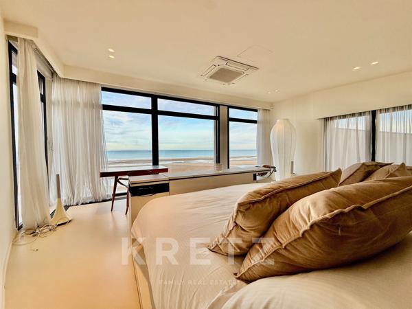 Villa d'architecte design sur la plage - Villers sur Mer - Terrasse Jardin