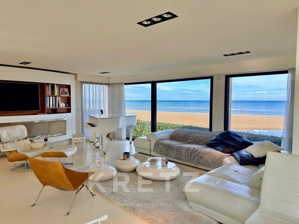 Villa d'architecte design sur la plage - Villers sur Mer - Terrasse Jardin