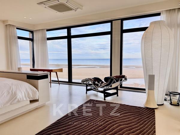 Villa d'architecte design sur la plage - Villers sur Mer - Terrasse Jardin