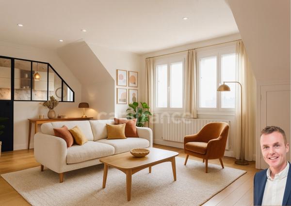 Finistère (29) – À vendre à Quimper hyper-centre, appartement T5 de 101 m² habitable - Parking privé - Cave.