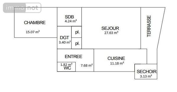 Appartement à vendre à Biarritz dans les Pyrénées-Atlantiques (64200), ref : 1005970