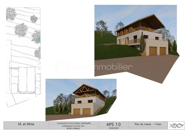 Terrain de 1 120 m²