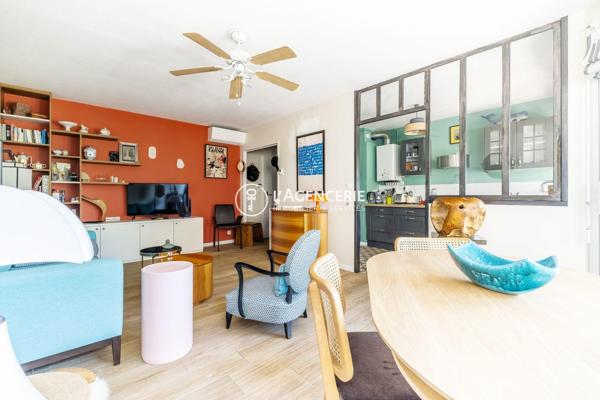 Appartement T3 de 64m² avec climatisation, balcons, parking