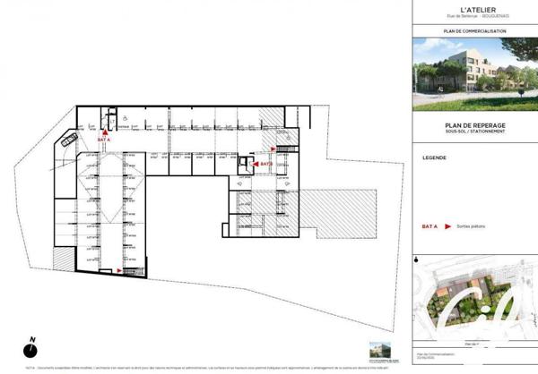 Parking  neuf (l atelier) BOUGUENAIS 14 400 Euros
