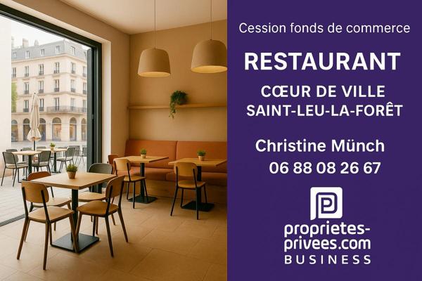 COEUR DE VILLE SAINT LEU LA FORET - RESTAURANT 55 COUVERTS, TERRASSE