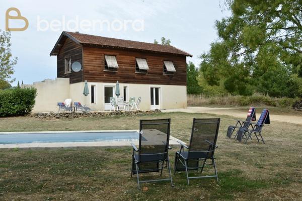 Fumel (47500) Maison rénovée avec gîte, dépendances et piscine