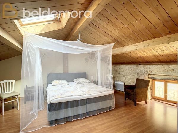 Fumel (47500) Maison rénovée avec gîte, dépendances et piscine