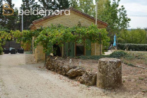 Fumel (47500) Maison rénovée avec gîte, dépendances et piscine
