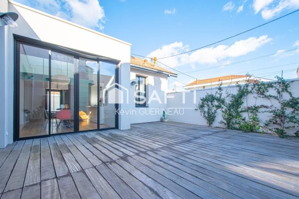 Maison rénovée, 5 chambres, 1 bureau et 1 garage