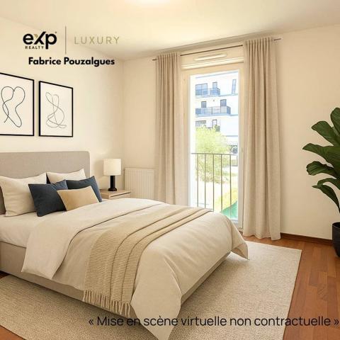 Appartement T3 lumineux avec balcon et parking sécurisé