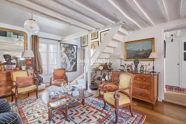 A vendre - appartement duplex - 122 m²  - dernier étage - Paris 75011 - Village Faidherbe