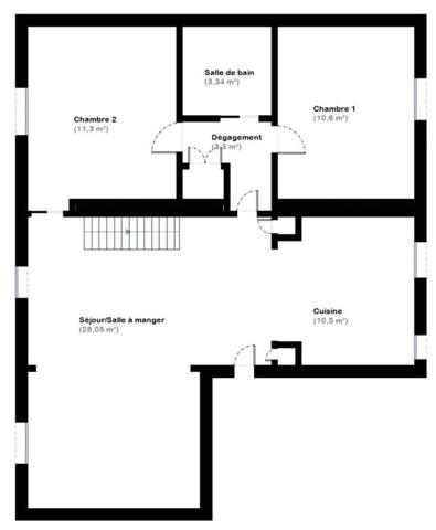 A vendre - appartement duplex - 122 m²  - dernier étage - Paris 75011 - Village Faidherbe