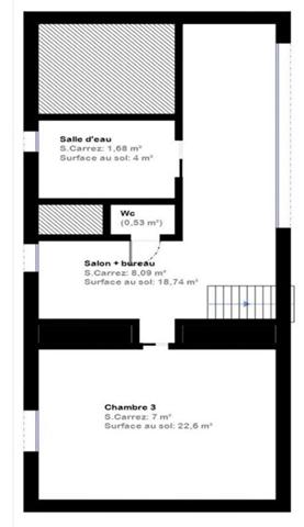 A vendre - appartement duplex - 122 m²  - dernier étage - Paris 75011 - Village Faidherbe
