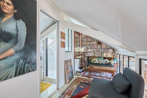 A vendre - appartement duplex - 122 m²  - dernier étage - Paris 75011 - Village Faidherbe