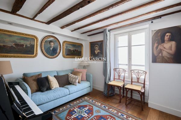 A vendre - appartement duplex - 122 m²  - dernier étage - Paris 75011 - Village Faidherbe