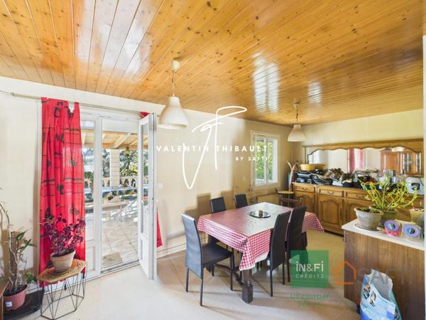 Maison plain-pied 89m² 3 chambres terrasse garage jardin de 1000m²