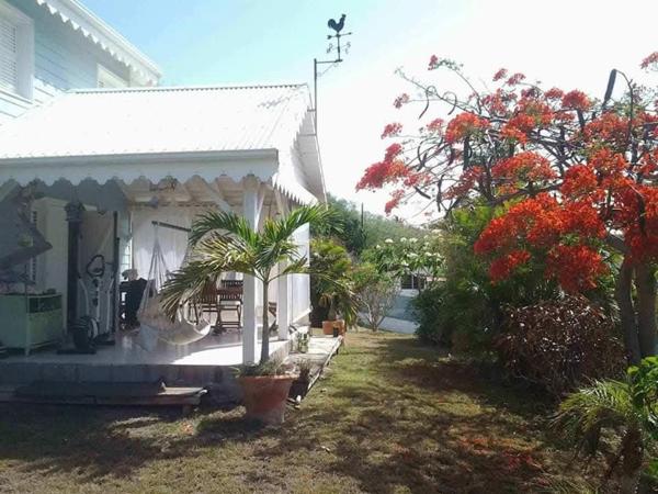 Maison T3 en bois de style créole, vue mer
