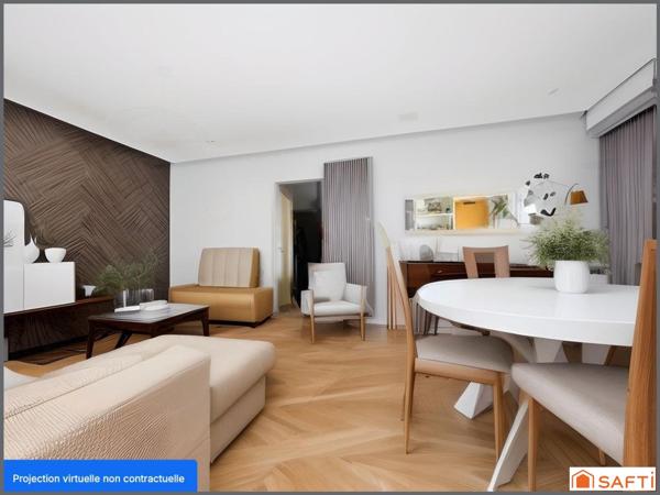 CAUDERAN CENTRE / LIGNE G, BUS 73, 02 /  T3 BIS 3CHBRES / RESIDENCE VERDOYANTE / DERNIER ETAGE / CAVE / PARKING !