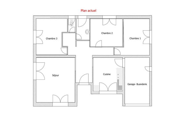 Maison Fenouillet 4 pièce(s) 74.2 m2  garage 12 m²  Grand jardin