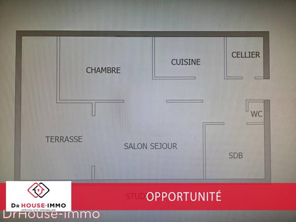 Appartement à vendre 2 pièces de 32 m²