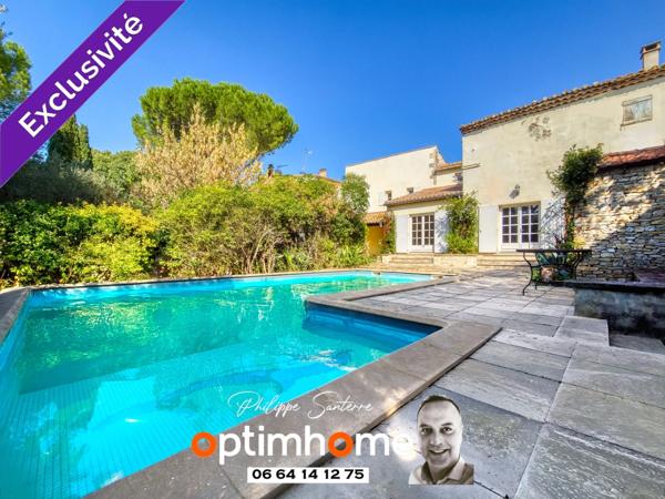 Grande Maison Bourgeoise de 1805 avec jardin et piscine – Nîmes Saint-Césaire