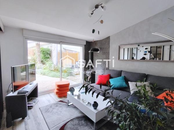 Duplex 2 chambres, 1 mezzanine, jardin et piscine