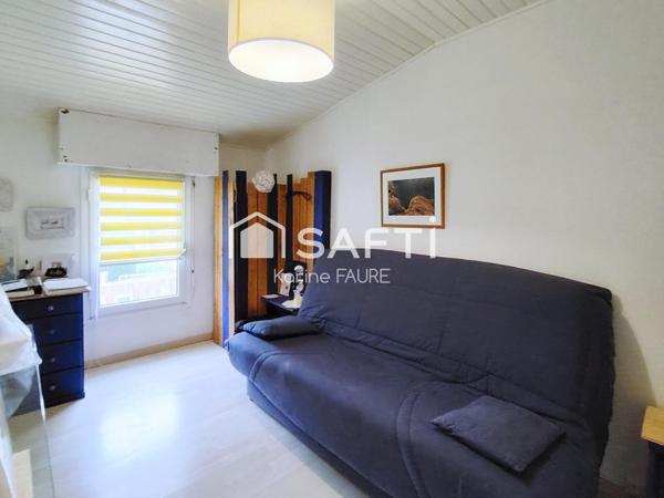 Duplex 2 chambres, 1 mezzanine, jardin et piscine