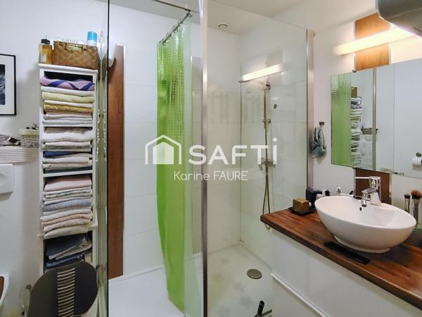 Duplex 2 chambres, 1 mezzanine, jardin et piscine