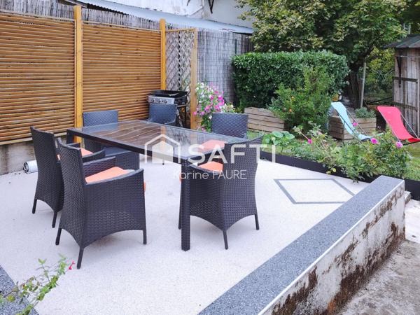 Duplex 2 chambres, 1 mezzanine, jardin et piscine