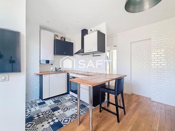 Appartement traversant avec cave