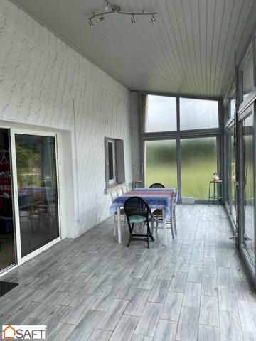 Maison de plain pied (185 m² avec véranda et buanderie) sur terrain de 1110 m²