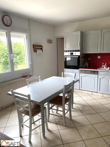 Maison de plain pied (185 m² avec véranda et buanderie) sur terrain de 1110 m²