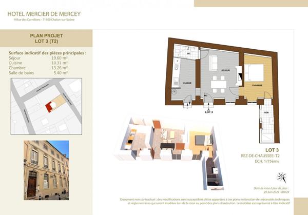 T2 RDC  hyper centre belle pierre