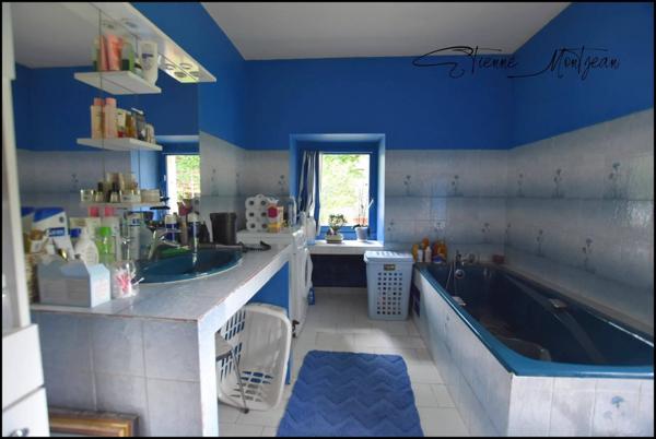 Ensemble immobilier, 140 m² habitables, deux maison, trois dépendances en pierre et 3.5 hectares de terrain.