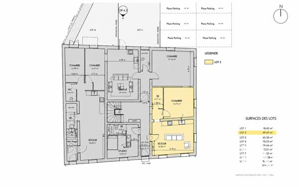 Appartement à vendre 2 pièces 49 m² Novéant-sur-Moselle