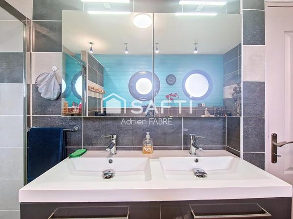 Maison en ossature bois de 126m² sans travaux à proximité du centre ville de Bessières et des commodités.