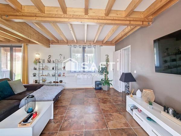 Maison en ossature bois de 126m² sans travaux à proximité du centre ville de Bessières et des commodités.