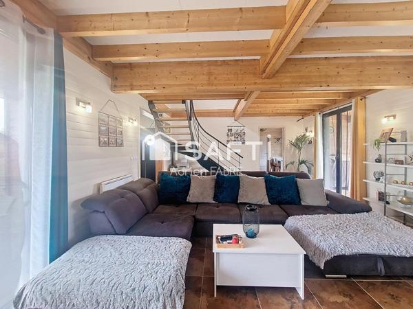 Maison en ossature bois de 126m² sans travaux à proximité du centre ville de Bessières et des commodités.