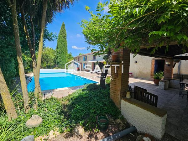 Cachet et vue Pyrénées pour cette propriété équestre