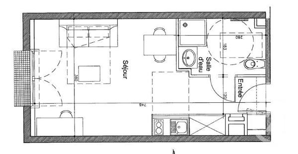Appartement T1 à vendre  1 pièce - 28 m2 CHARTRES - 28