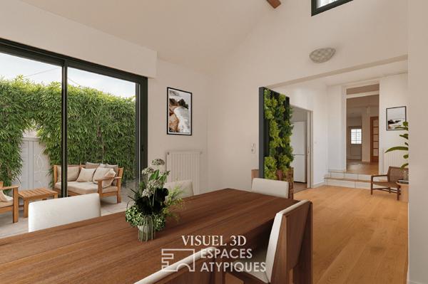 Maison familiale aux volumes confortables, joli jardin et garage