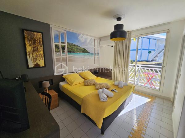 Vous rêvez d’investir dans un pied à terre dans un paradis tropical au sein de la résidence MANGANAO, route touristique (très prisée des touristes), sur l’un des plus beaux sites de la Guadeloupe ? Et/ou réaliser un investissement locatif à forte rentabilité ?

Vous recherchez un cadre de vie exceptionnel à Saint-François, au bord d’une plage paradisiaque avec son restaurant et une vue sur la mer turquoise ?

Cette résidence sécurisée vous séduira avec sa magnifique piscine, son restaurant en bord de plage, parking, le tout au milieu d’un jardin tropical de 5 hectares tout en étant à 5 minutes seulement de son centre-ville et ses commerces.

Ce studio situé en Rez de chaussée, présente les avantages d'être situé près de la piscine et de la plage, tout en étant au calme avec une vue sur le jardin et ses nombreux palmiers.

Il est fonctionnel, vendu entièrement meublé et équipé. Sa superficie intérieure utile+ balcon est d'environ 23 m2. Il se compose d’une chambre climatisée avec placards, un lit en 160 cm, un bureau, télévision, un coin cuisine équipée (micro-ondes, plaque vitro céramique, réfrigérateur, une hotte, cafetière, vaisselle..), une salle d'eau avec douche, vasque, miroir, machine à laver et WC.

Alors si vous souhaitez devenir l’heureux propriétaire de bijou, n’hésitez pas, contactez moi !

A propos de la copropriété :
Pas de procédure en cours.
Nombre de lots : 96
Charges annuelles : 1687 € par an.
Il est à noter que dans cette résidence, les charges comprennent aussi la consommation d'eau et l'électricité ( budget maitrisé) !