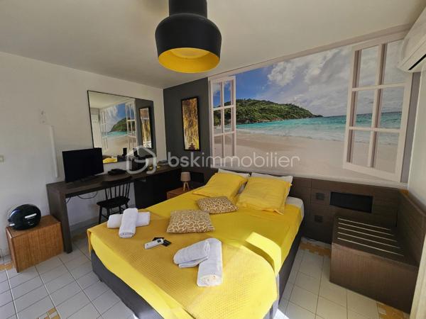 Vous rêvez d’investir dans un pied à terre dans un paradis tropical au sein de la résidence MANGANAO, route touristique (très prisée des touristes), sur l’un des plus beaux sites de la Guadeloupe ? Et/ou réaliser un investissement locatif à forte rentabilité ?

Vous recherchez un cadre de vie exceptionnel à Saint-François, au bord d’une plage paradisiaque avec son restaurant et une vue sur la mer turquoise ?

Cette résidence sécurisée vous séduira avec sa magnifique piscine, son restaurant en bord de plage, parking, le tout au milieu d’un jardin tropical de 5 hectares tout en étant à 5 minutes seulement de son centre-ville et ses commerces.

Ce studio situé en Rez de chaussée, présente les avantages d'être situé près de la piscine et de la plage, tout en étant au calme avec une vue sur le jardin et ses nombreux palmiers.

Il est fonctionnel, vendu entièrement meublé et équipé. Sa superficie intérieure utile+ balcon est d'environ 23 m2. Il se compose d’une chambre climatisée avec placards, un lit en 160 cm, un bureau, télévision, un coin cuisine équipée (micro-ondes, plaque vitro céramique, réfrigérateur, une hotte, cafetière, vaisselle..), une salle d'eau avec douche, vasque, miroir, machine à laver et WC.

Alors si vous souhaitez devenir l’heureux propriétaire de bijou, n’hésitez pas, contactez moi !

A propos de la copropriété :
Pas de procédure en cours.
Nombre de lots : 96
Charges annuelles : 1687 € par an.
Il est à noter que dans cette résidence, les charges comprennent aussi la consommation d'eau et l'électricité ( budget maitrisé) !