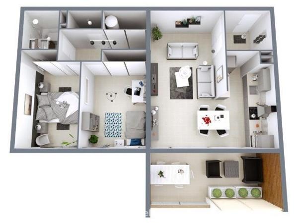 Appartement 72 m² à Marseille 13009