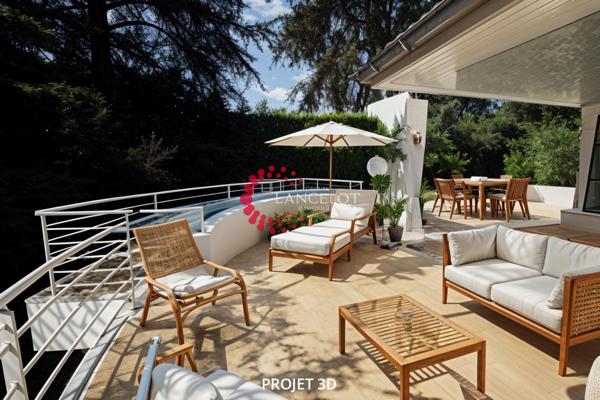 Maison 8 P de 220 m² avec terrasse et jardin arboré de 1195 m²