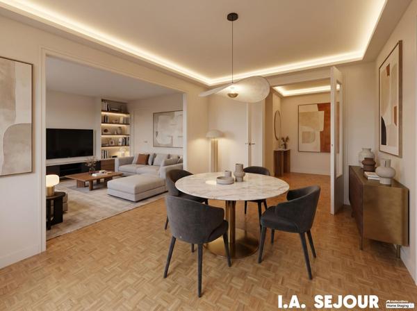 Rare : 4 pièces lumineux avec balcon, vue sur jardin et studio indépendant.